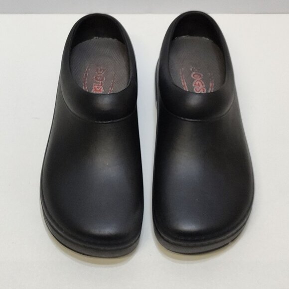 Klogs Springfield Black Slip-On Clogs US 8 Slip-Resistant Sole Orthotic-Friendly - Picture 4 of 11